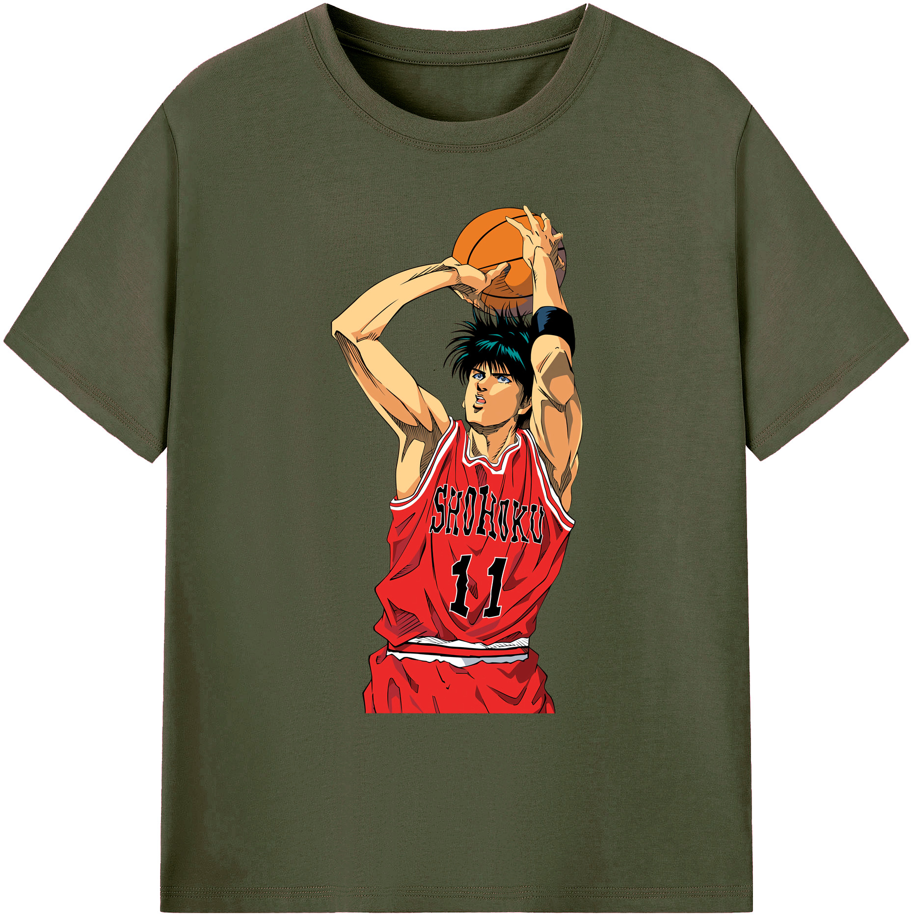 （画像用） SLAM DUNK／スラムダンク 綿100％ メンズ半袖Tシャツ｜肌触りやわらか＆通気性